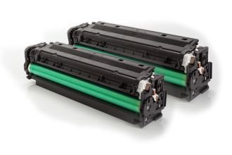 Pack 2 Toner HP CC530AD Noir – Compatible