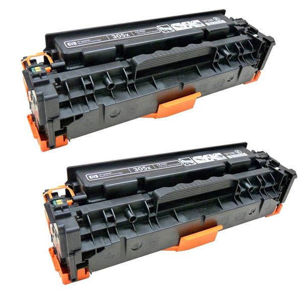 Pack 2 Toner HP CE410X – 305X Noir – Compatible