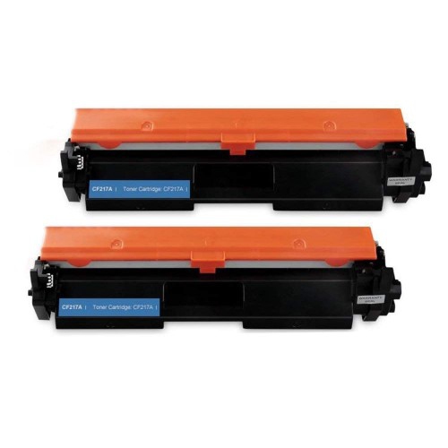 Pack 2 Toner HP CF217A Noire – Compatible