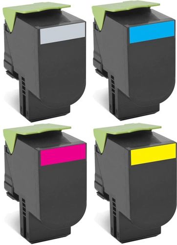 Pack 4 Toner Lexmark CS310/410/510 – Compatible