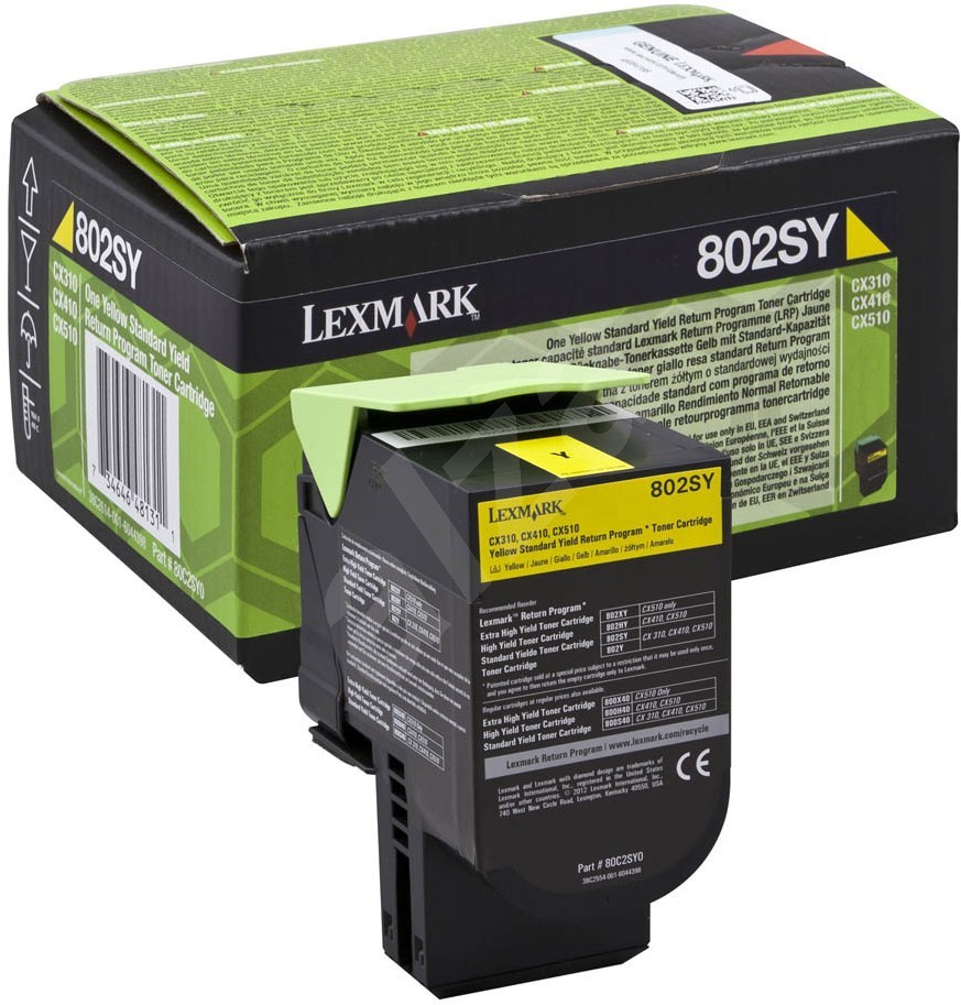 Toner Lexmark CX410/510 Jaune