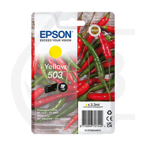 Cartouche d'encre Epson 503 Jaune