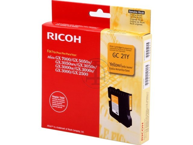 Cartouche D’Encre Ricoh GC21 Yellow