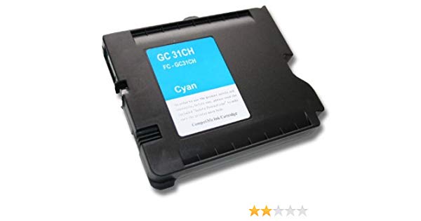 Cartouche Ricoh GC31 Cyan – Compatible