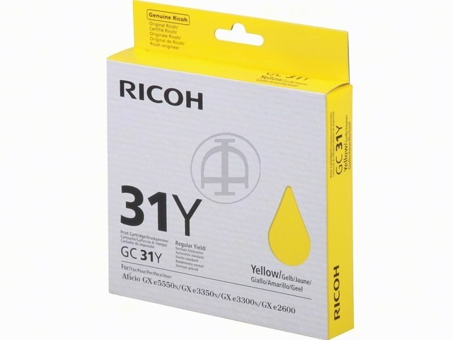 Cartouche D’encre Ricoh GC31 Yellow