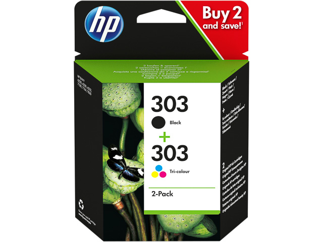 MultiPack Cartouche HP 303 Noir et Couleur