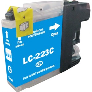 Cartouche Brother LC-223 Cyan – Compatible
