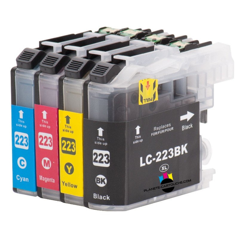 Pack de cartouches Brother LC223 - ICS: INFORMATIQUE CONSEIL SERVICE