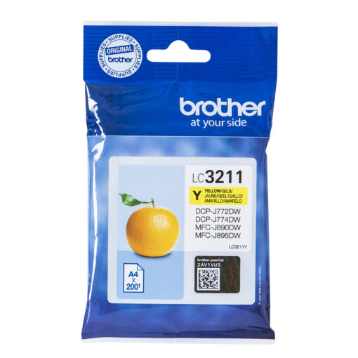 Cartouche d'encre Brother LC3211 Yellow