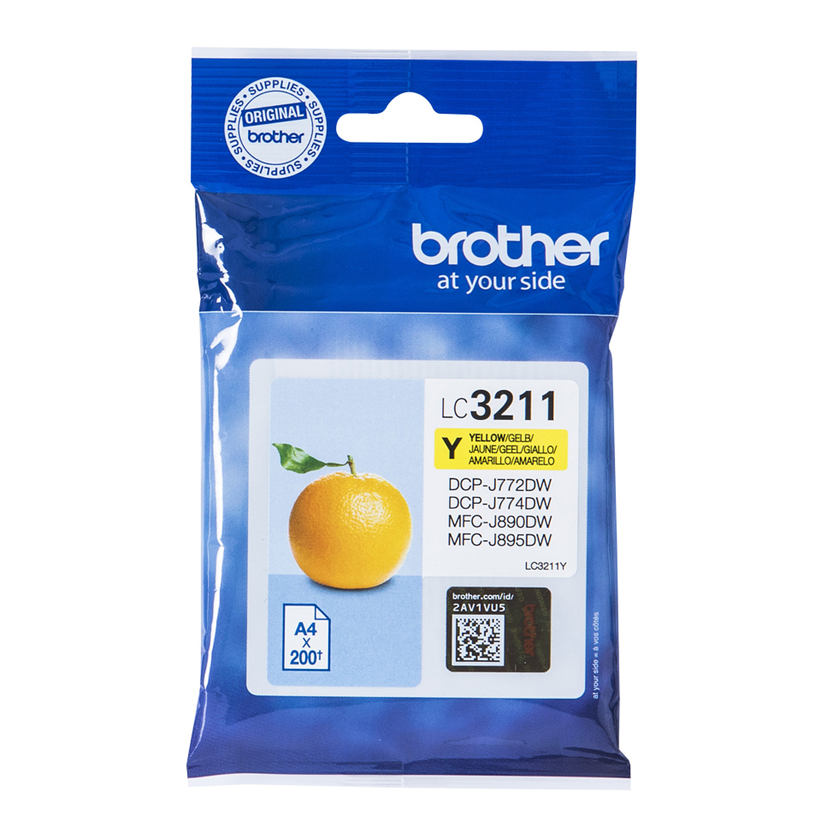 Cartouche d’encre Brother LC3211 Yellow