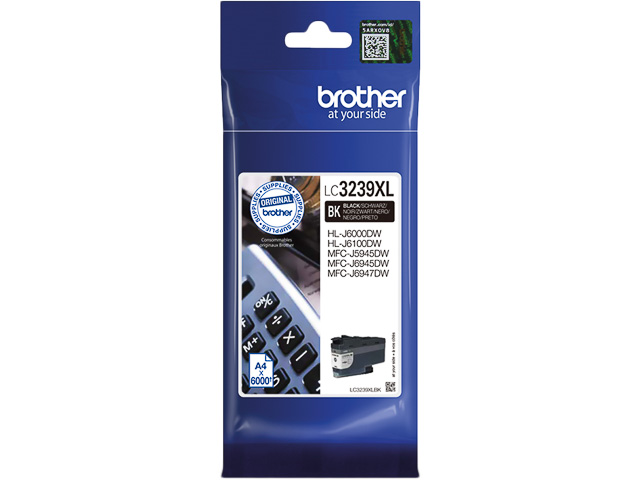 Cartouche d’encre Brother LC3239XLBK Noir