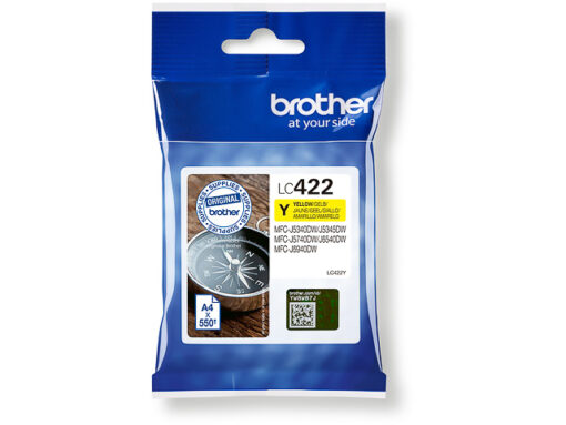 Cartouche d'encre Brother LC422 Yellow