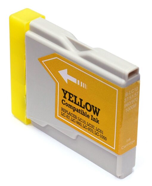 Cartouche Brother LC 970 Jaune (Haute Capacité) - Compatible