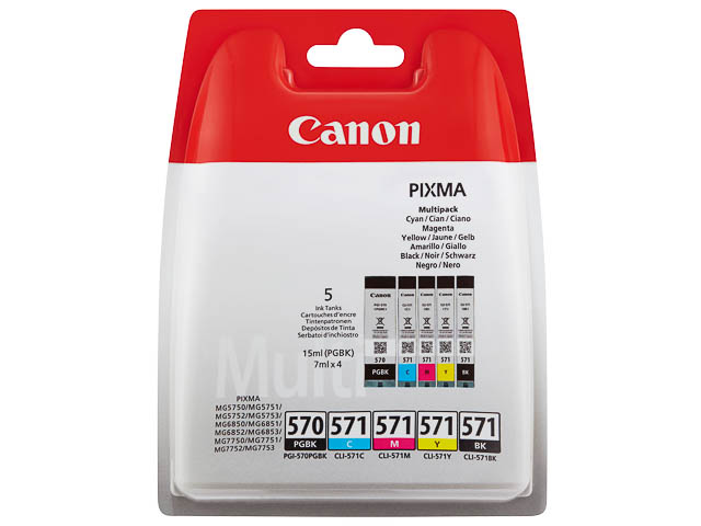 MultiPack Cartouche Canon PGI-570/CLI-571