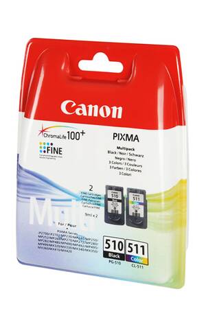 Canon PG510 – CL511 – Pack Noir & Couleur