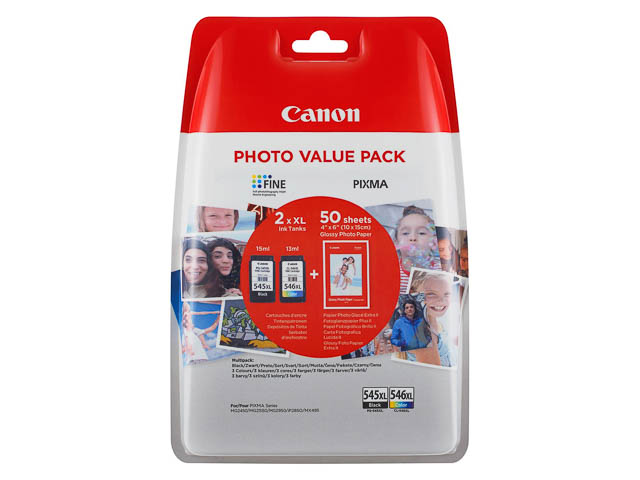 MultiPack Cartouches Canon PG-545XL CL-546XL