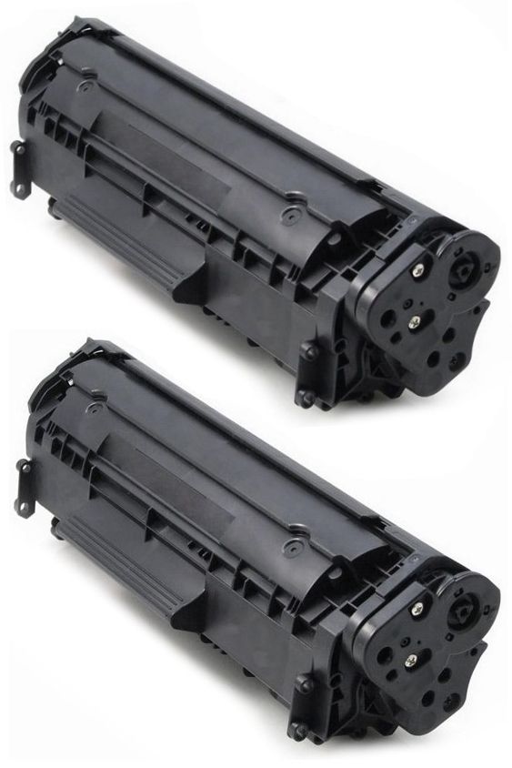 Pack 2 Toner HP Q2612AD – 12A Noir – Compatible