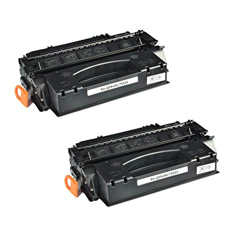 Pack 2 Toner  HP Q5949XD Noir HC – Compatible