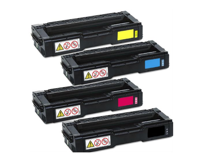 Pack 4 Toner Ricoh SPC222 – Compatible