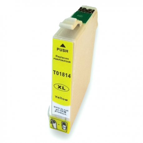 Cartouche Epson T1814 XL Jaune – Compatible