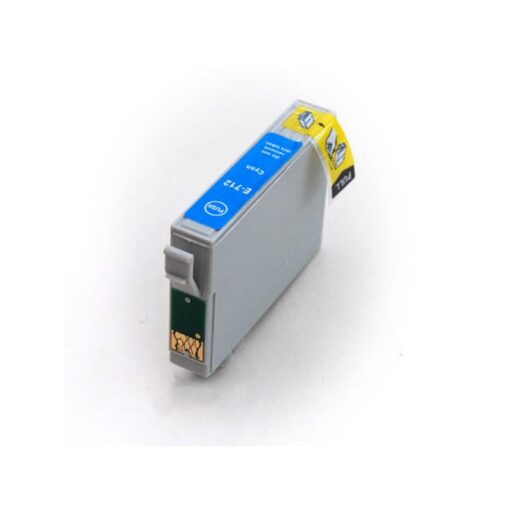 Cartouche Epson T0712 (Haute Capacité) Cyan - Compatible