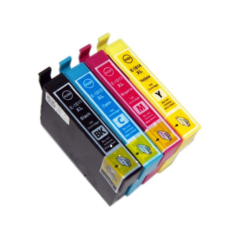 Pack 4 Cartouche Epson T1285 – Compatible