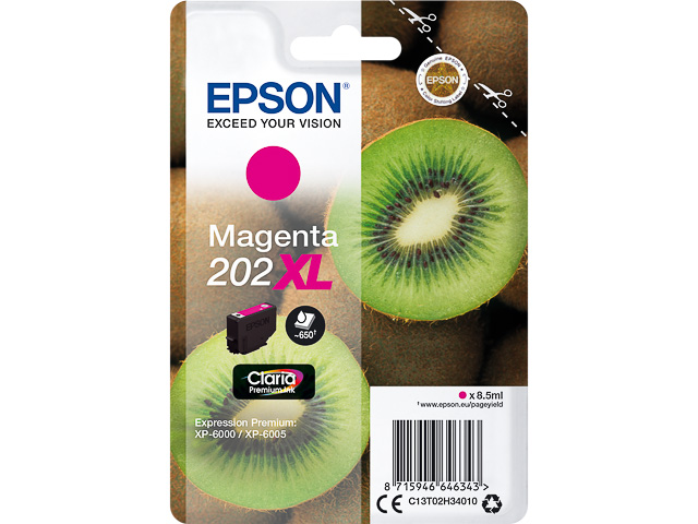 Cartouche Epson 202 XL Magenta