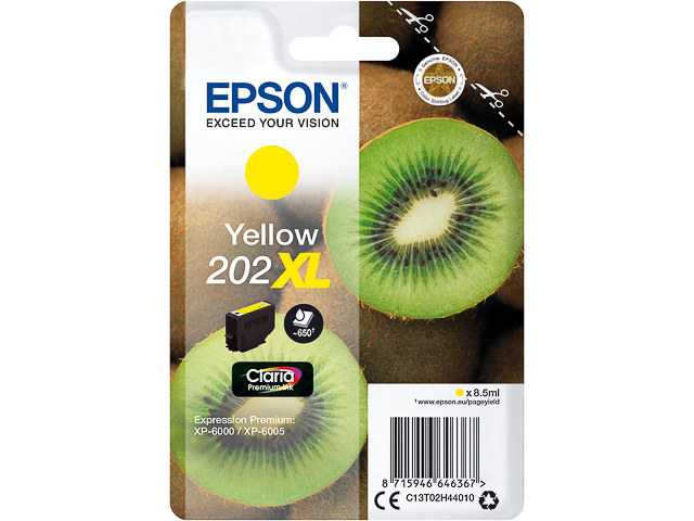 Cartouche Epson 202 XL Yellow
