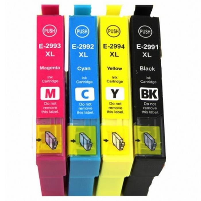 Pack 4 Cartouches Epson T2996 XL – Compatible