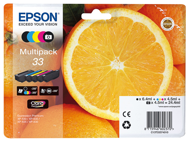 Cartouche d’encre Pack Epson 33