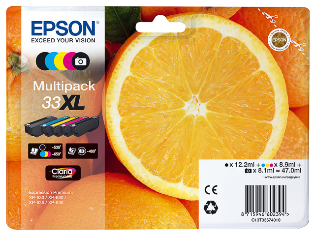 MultiPack Cartouche d’encre Epson 33 XL