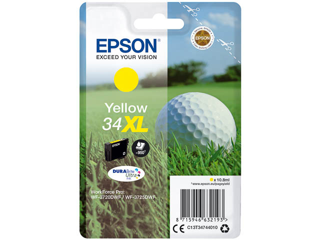 Cartouche d’encre Epson 34 XL Jaune