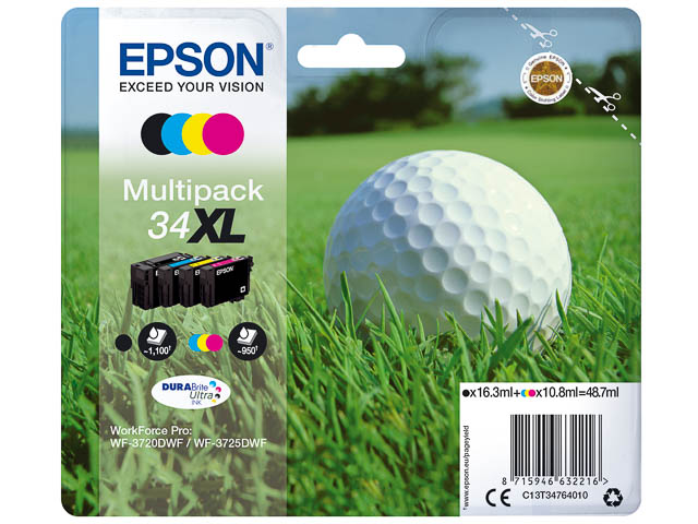 Multipack Cartouche d’encre Epson 34 XL