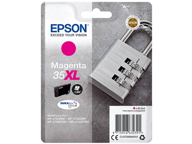 Cartouche d’encre Epson 35 XL – T3593 Magenta