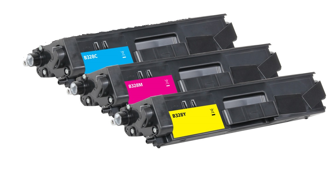 MultiPack 3 Toner Brother TN-328 C/M/Y – Compatible