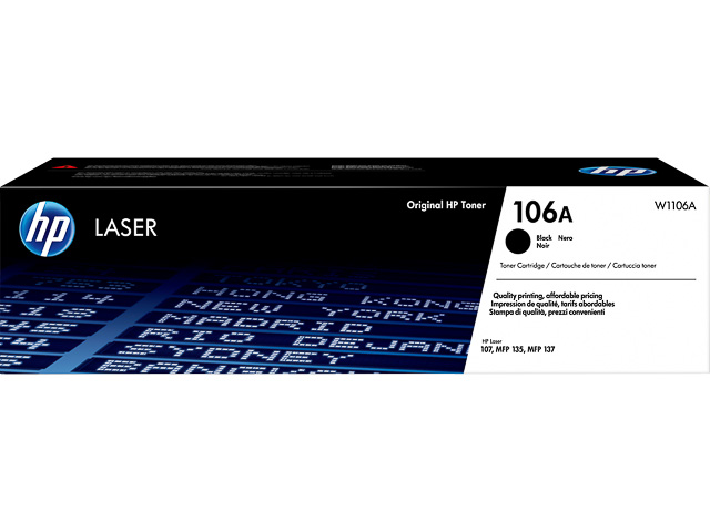 Toner HP W1106-106A Noir