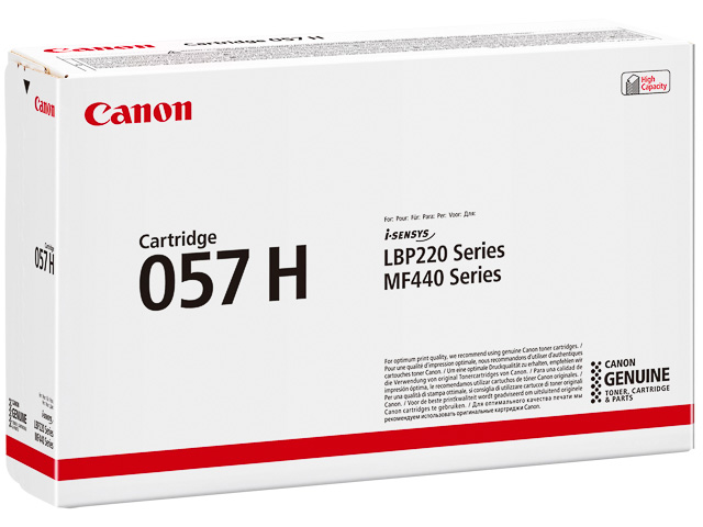 Toner Canon 057H LBP Black ( 10.000 Pages )