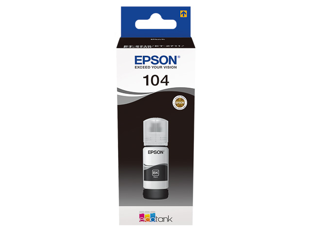 Cartouche Epson Ecotank ET104 Black