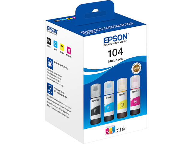 Pack Cartouche Epson Ecotank ET104