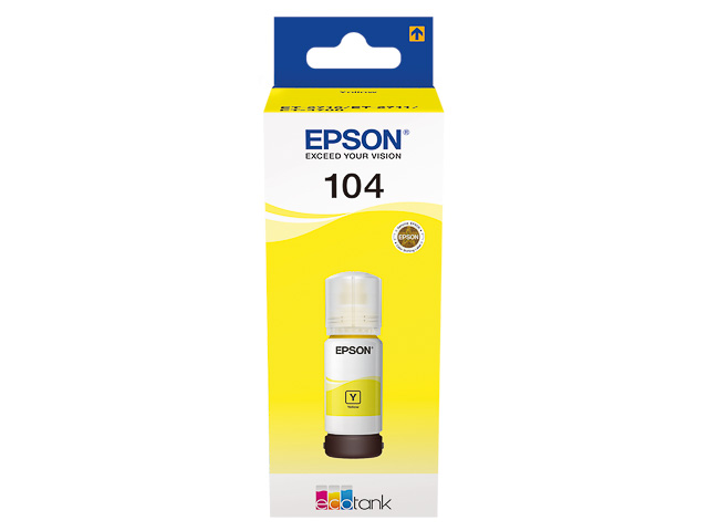 Cartouche Epson Ecotank ET104 Yellow