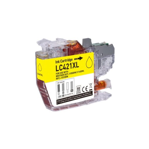 Cartouche D'Encre Brother LC421XL Yellow -Compatible