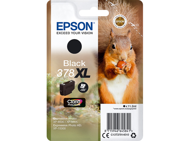 Cartouche Epson 378XL Black ( C13T37914010  )