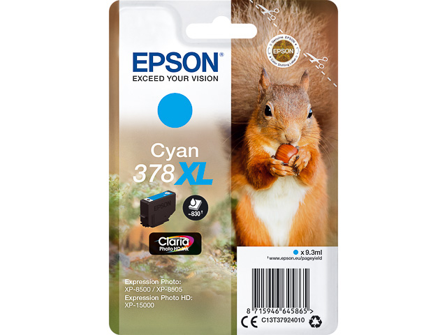 Cartouche Epson 378XL Cyan ( C13T37924010 )