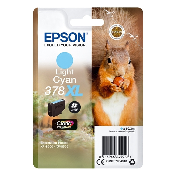 Cartouche Epson 378XL Cyan Light ( C13T37954010 )