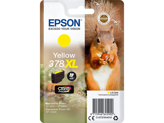 Cartouche Epson 378XL Yellow ( C13T37944010 )