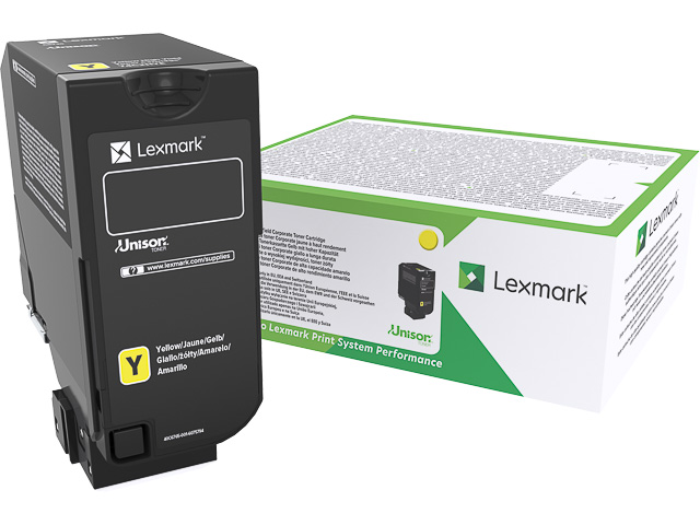 Toner Lexmark CS72X Jaune 74C2SYE ( 7.000 Pages )