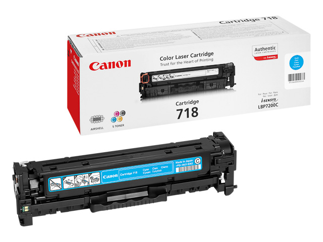 Toner Canon 718 Cyan