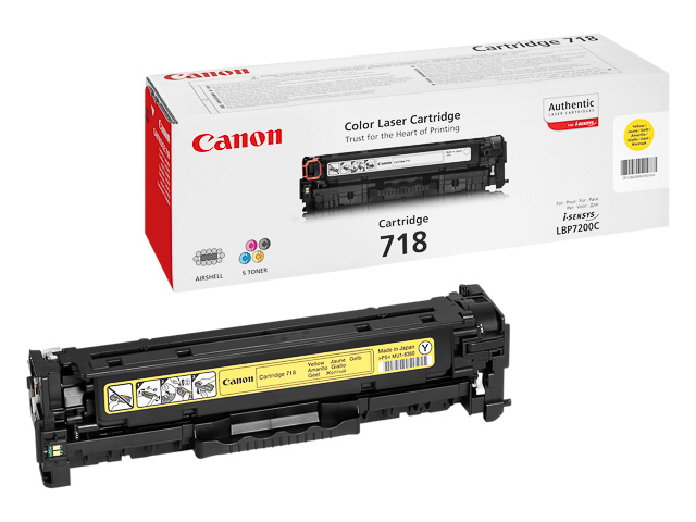 Toner Canon 718 Yellow