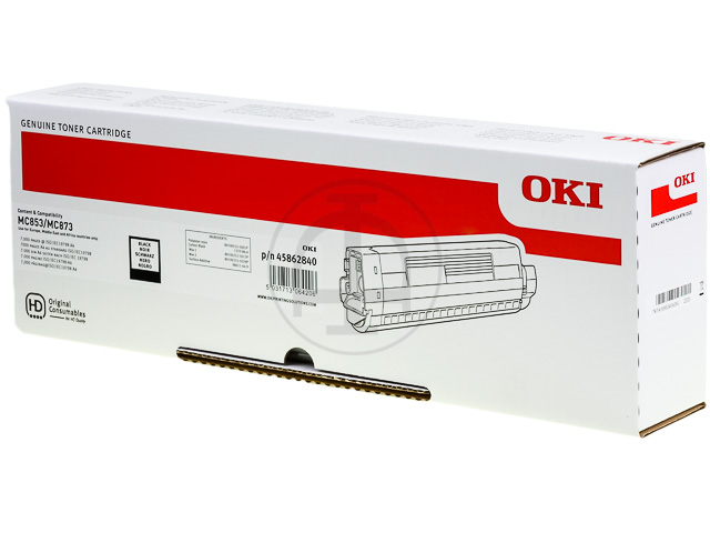 Toner OKI MC853/873 Black ( 45862840 )