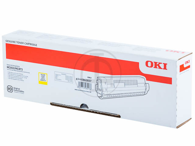 Toner OKI MC853/873 Yellow ( 45862837 )